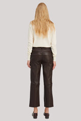 Cropped Baggy Trousers - Oak Hall