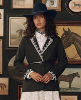 The Great The Beaded Belt - Black with Silver