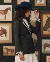 The Great The Beaded Belt - Black with Silver