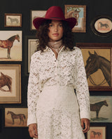 The Relic Lace Western Shirt - Cream