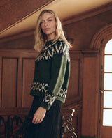 The Arctic Fairisle Pullover - Winter Pine