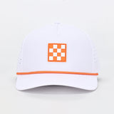 Hovi Dry Goods Tennessee Checkerboard Performance Rope Hat - White
