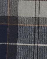 Barbour Galingale Tartan Scarf - Grey Midnight Tartan