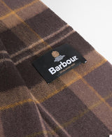 Barbour Mineral Tartan Wool-Cashmere Scarf - Dried Bracken