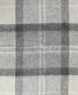 Barbour Mineral Tartan Wool-Cashmere Scarf - Ice Granite