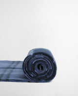 Barbour Mineral Tartan Wool-Cashmere Scarf - Midnight Loch