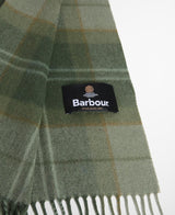 Barbour Mineral Tartan Wool-Cashmere Scarf - Pine Glen