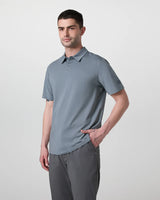 Short Sleeve Feather Polo - Oak Hall
