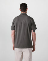 Short Sleeve Feather Polo - Oak Hall