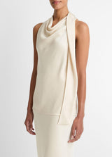 Satin Scarf Top - Bona