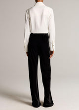 Colette High-Rise Velvet Bias Pant - Oak Hall