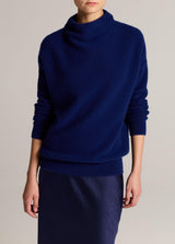 Plush Cashmere Funnel-Neck Sweater - Oak Hall