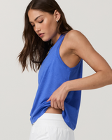 Energy Top Long - Electric Blue Heather