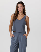 Villa Cropped Tank - Oak Hall