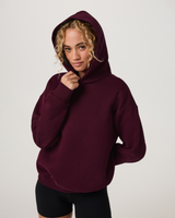 Vuori Restore Oversized Hoodie - Cherry Noir