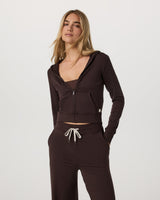 Halo Mini Full Zip Hoodie - Java Heather