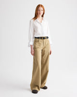 Boyfriend Shirt in Superfine Cotton - White
