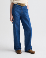 TWP Wide Suede Belt - Petrified Oak
