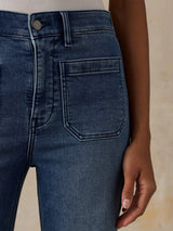 Faherty Stretch Terry Patch Pocket Ankle Pant - Riverton