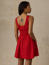 Coastal Poplin Sunseeker Mini Dress