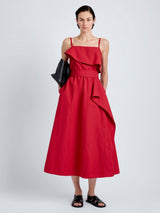 Reign Dress In Washed Cotton