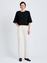 Maura Top In Basket Weave