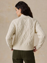 Faherty Sunday Morning Cardigan - Snowflake