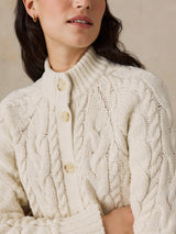 Faherty Sunday Morning Cardigan - Snowflake