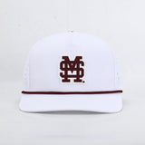 Hovi Dry Goods Mississippi State Performance Rope Hat - White