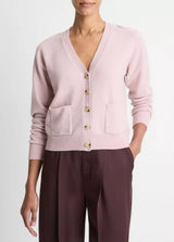 Pocket V-Neck Cardigan - Oak Hall
