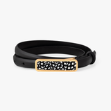 Brackish Bow Tie ACE Basin Abby Belt - Black/Guinea