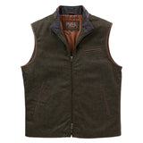 Madison Creek Asheville British Wool Vest - Forest Donegal
