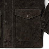 Madison Creek Bandera Goat Suede Leather Jacket - Charcoal