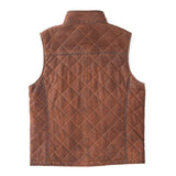 Madison Creek Beaver Creek Waxed Goat Suede Vest - Bourbon