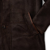 Madison Creek Big Sky Merino Lambskin Shearling Coat - Chocolate