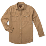 Madison Creek Bisley Signature Blend Western Shirt - Tan (flat)