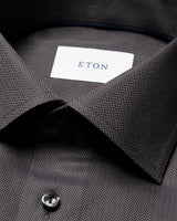 Contemporary Fit Herringbone Dress Shirt - Oak Hall