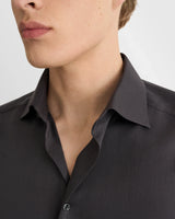 Contemporary Fit Herringbone Dress Shirt - Oak Hall