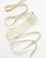 ADA Wrap Leather Belt - Bone