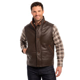Madison Creek Bozeman Merino Lambskin Shearling Vest - Chocolate