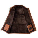 Madison Creek Bozeman Merino Lambskin Shearling Vest - Chocolate