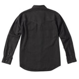 Madison Creek Branson Whipstitch Denim Shirt - Black Denim (back)