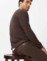 Brax Chuck Hi-Flex Pro Five-Pocket Pant - Chocolate