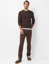 Brax Chuck Hi-Flex Pro Five-Pocket Pant - Chocolate