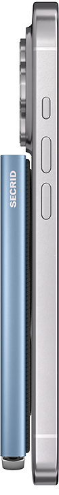 Secrid Premium Cardprotector+ Fluted for MagSafe - Ice Blue