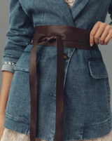 ADA Wrap Leather Belt - Chocolate