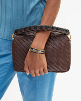 Braided Leather Top Handle