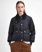Cropped Beadnell Wax Jacket - Oak Hall