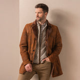 Madison Creek Dakota Merino Lambskin Shearling Coat - Tobacco