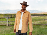 Criquet Corduroy Quilted Shacket - Camel